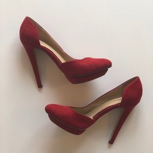 ZARA Faux Suede Pumps